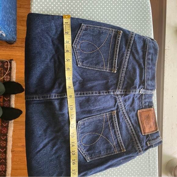Vintage Calvin Klein jean skirt, sz 2 - Picture 5 of 8